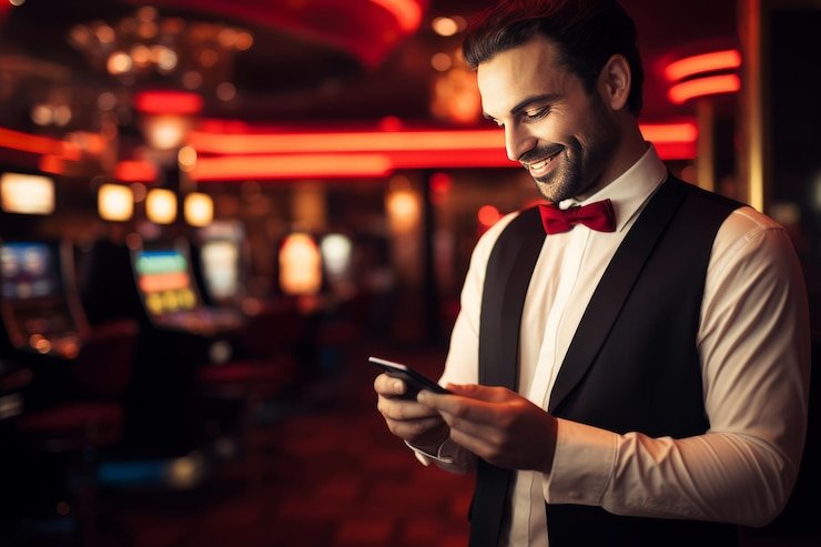 Meja Baccarat live dealer dengan streaming video di ipk slot